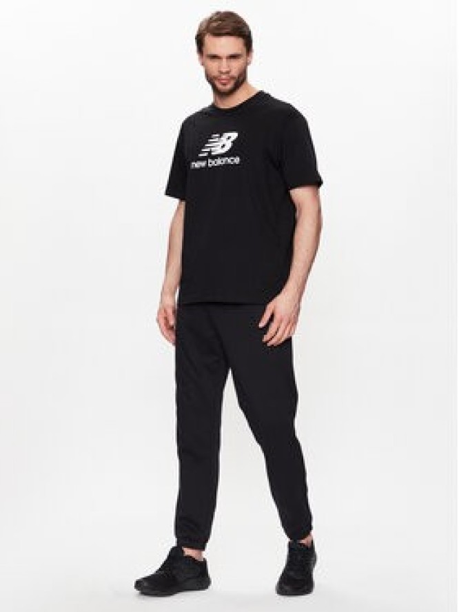 New Balance T-Shirt MT31541 Czarny Relaxed Fit