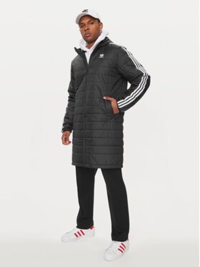 adidas Kurtka puchowa HM2461 Czarny Regular Fit