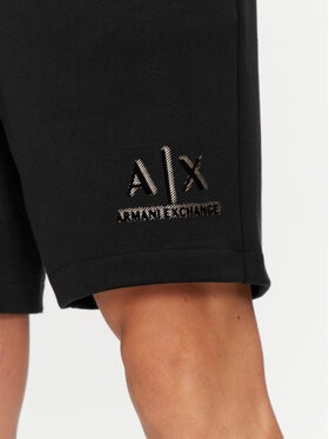 Armani Exchange Szorty sportowe 3DZSSA Z9N1Z 1200 Czarny Regular Fit