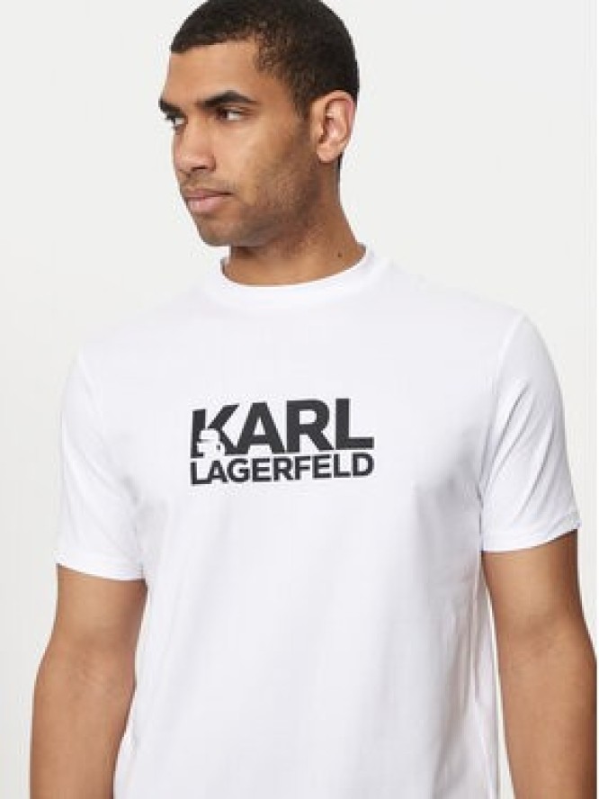 KARL LAGERFELD T-Shirt 755087 Biały Regular Fit