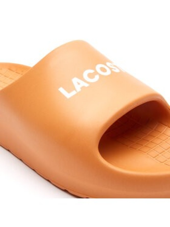 Lacoste Klapki Branded Serve Slide 2.0 747CMA0015 Pomarańczowy