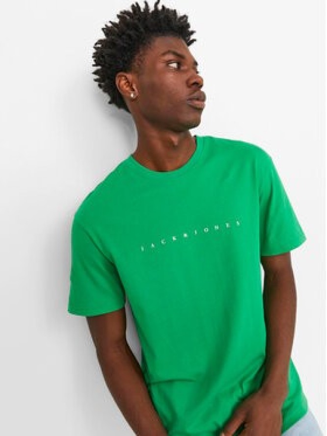 Jack&Jones T-Shirt Star 12234746 Zielony Relaxed Fit