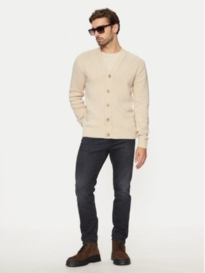 Selected Homme Kardigan Cody 16095620 Beżowy Relaxed Fit