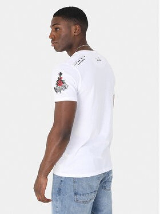 Brave Soul T-Shirt MTS-149PINUP Biały Straight Fit