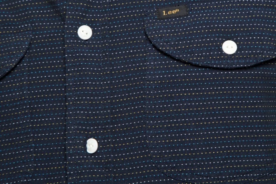 LEE WORKER SHIRT MĘSKA KOSZULA DŁUGI RĘKAW BRIGHT NAVY L866ZICF