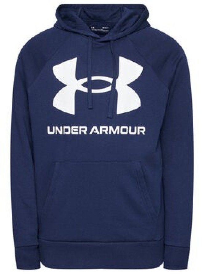 Under Armour Bluza Ua Rival Fleece Big Logo 1357093 Granatowy Loose Fit