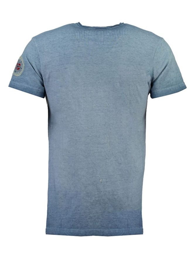 Geographical Norway Koszulka "Jimpeach" w kolorze niebieskim rozmiar: XL
