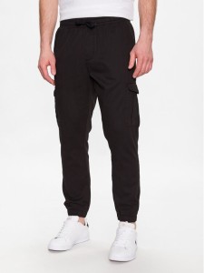 Brave Soul Joggery MTR-FINECARGO Czarny Regular Fit