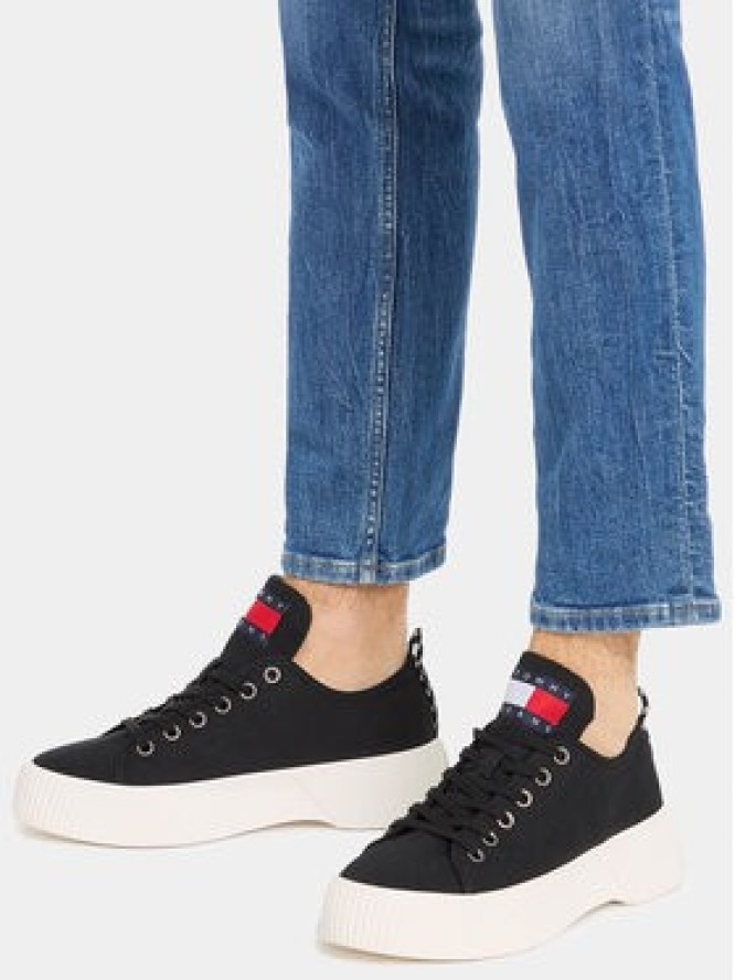 Tommy Jeans Sneakersy Tjm Vulcanized Platform EM0EM01197 Czarny