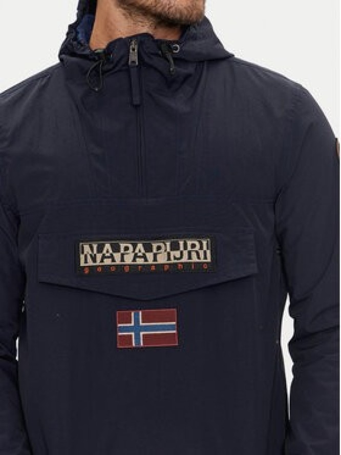 Napapijri Kurtka anorak Rainforest M Sum 3 NP0A4G7D Granatowy Regular Fit