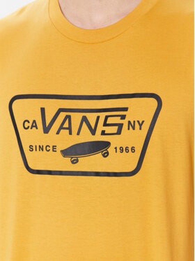 Vans T-Shirt Full Patch VN000QN8 Żółty Classic Fit