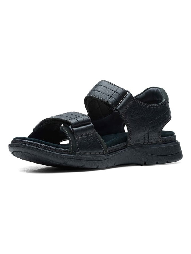 Clarks Skórzane sandały w kolorze czarnym rozmiar: 45