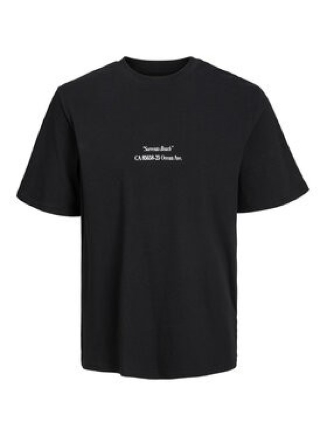 Jack&Jones T-Shirt Grocery 12230754 Czarny Oversize