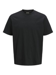Jack&Jones T-Shirt Recharge 12273070 Czarny Relaxed Fit