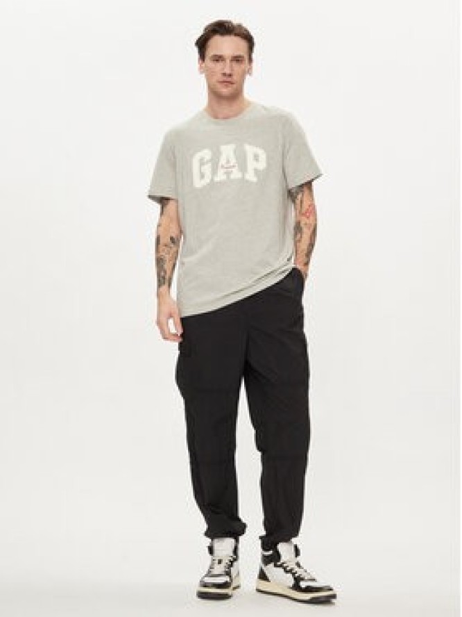 Gap T-Shirt 471777-06 Szary Regular Fit