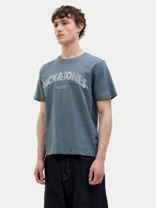 Jack&Jones T-Shirt Almeria 12276962 Niebieski Regular Fit