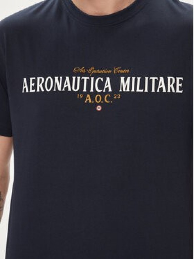 Aeronautica Militare T-Shirt 241TS2218J641 Granatowy Regular Fit
