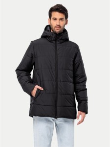 Jack Wolfskin Kurtka zimowa Deutzer 1207451 Czarny Regular Fit