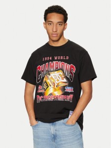 DC T-Shirt Champion Ring ADYZT05430 Czarny Standard Fit