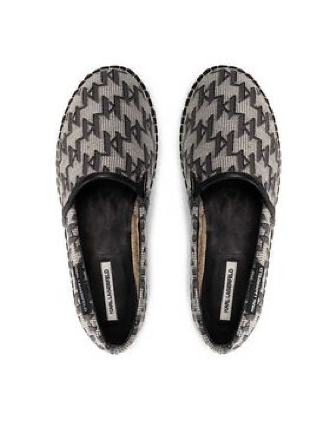 KARL LAGERFELD Espadryle KL70109 Szary