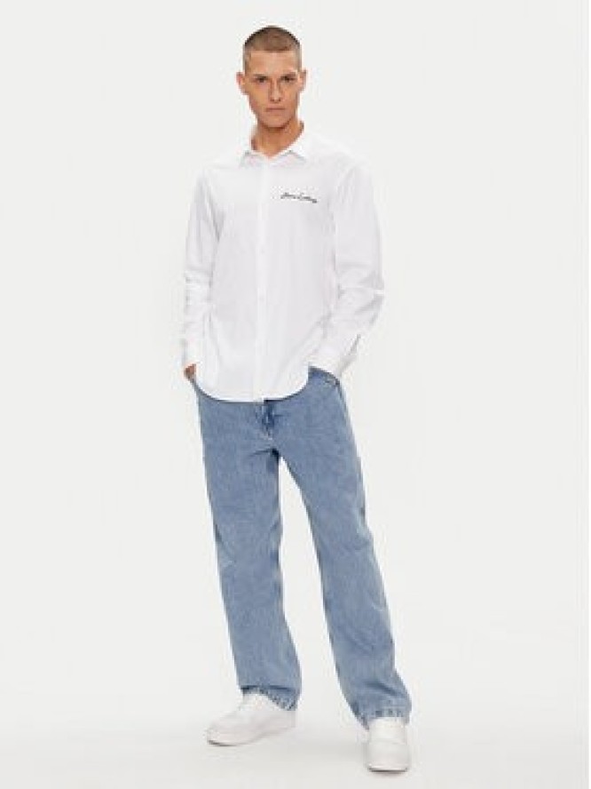 Armani Exchange Koszula 8NZC99 ZN10Z 1116 Biały Slim Fit