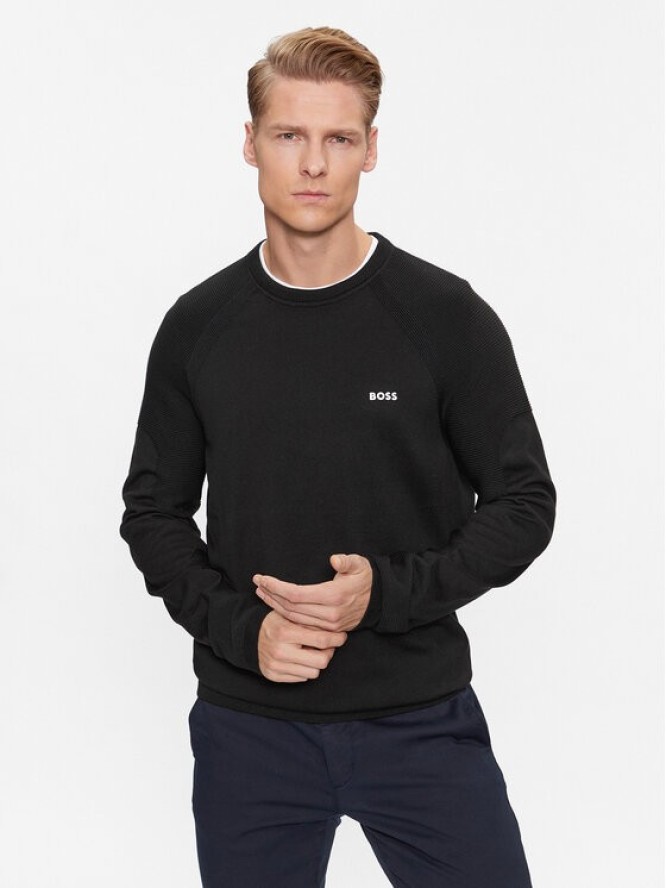 Boss Sweter Perform-X_Cn 50498519 Czarny Regular Fit