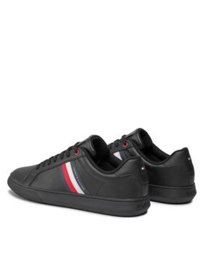 Tommy Hilfiger Sneakersy Essential Leather Cupsole FM0FM04921 Czarny