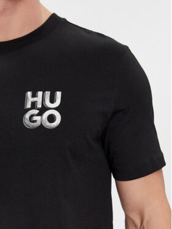 Hugo T-Shirt Detzington241 50508944 Czarny Regular Fit