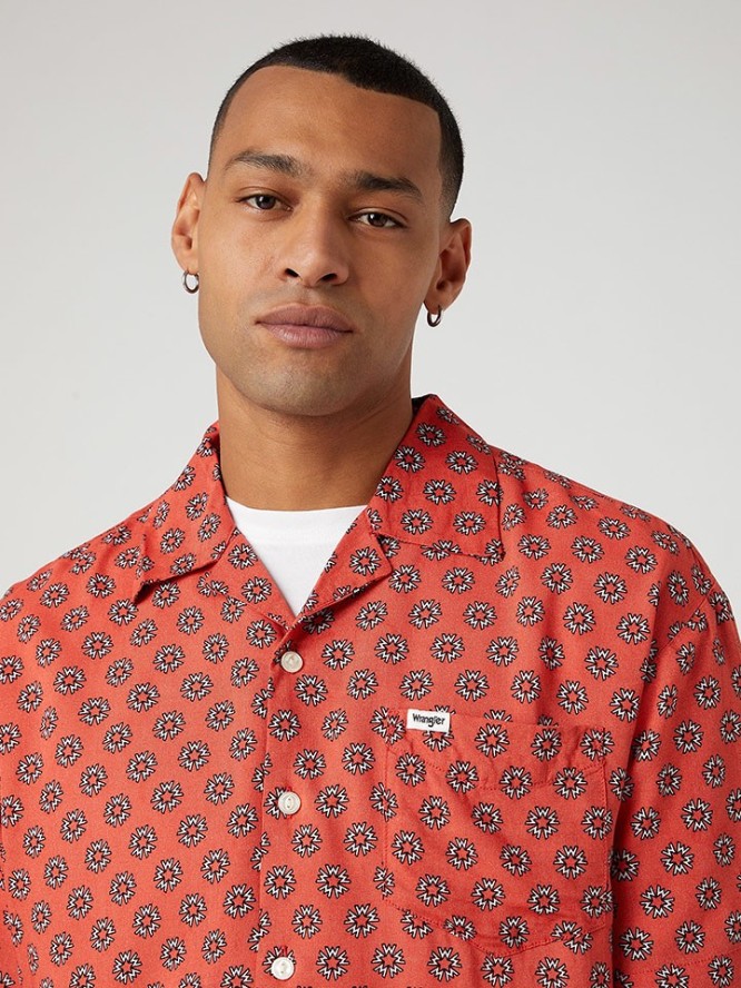 Wrangler Koszula - Regular fit - w kolorze ceglanym rozmiar: XL