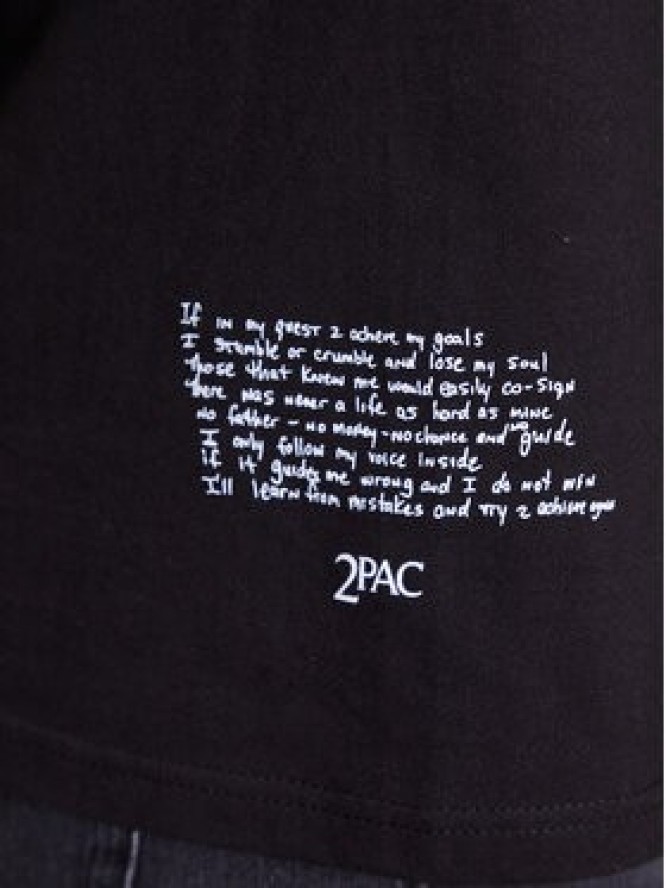 Primitive T-Shirt 2Pac P14380 Czarny Regular Fit