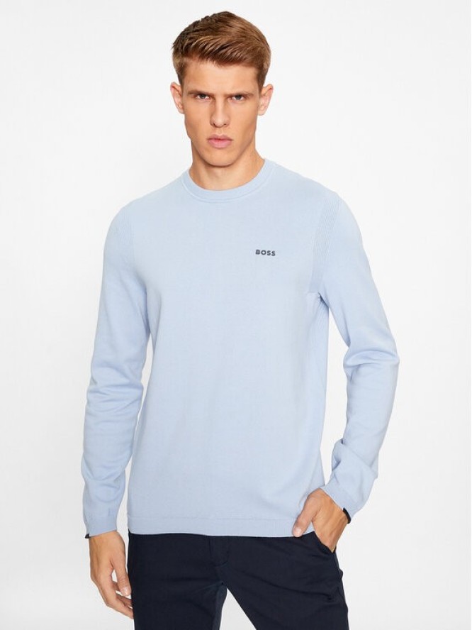 Boss Sweter Ever-X_Cn 50498539 Błękitny Regular Fit