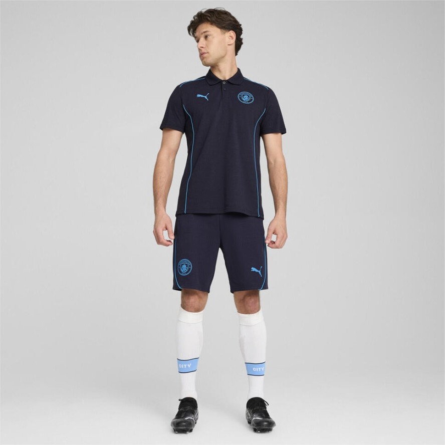 Męskie szorty Casuals Manchester City PUMA New Navy Magic Blue