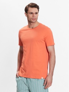 United Colors Of Benetton T-Shirt 3U53J1F15 Pomarańczowy Regular Fit