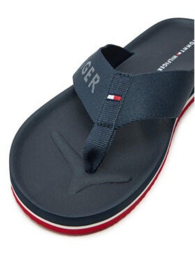 Tommy Hilfiger Japonki Comfort Hilfiger Beach Sandal FM0FM05341 Granatowy