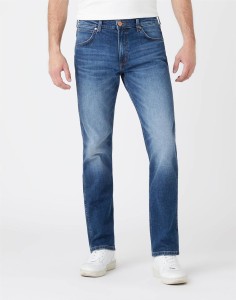 WRANGLER GREENSBORO MĘSKIE SPODNIE JEANSOWE BLUE SWEEP W15Q28294