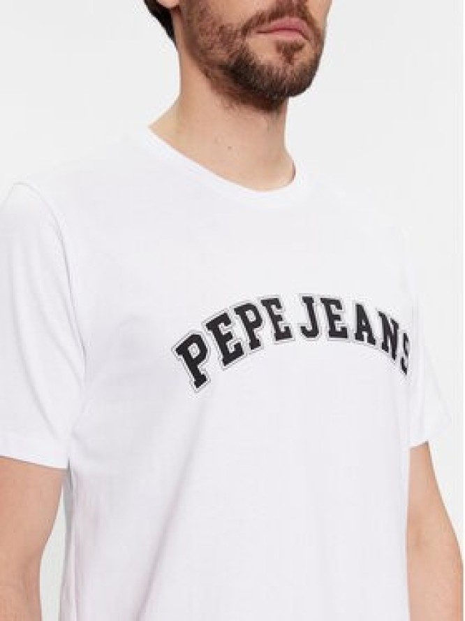 Pepe Jeans T-Shirt Clement PM509220 Biały Regular Fit