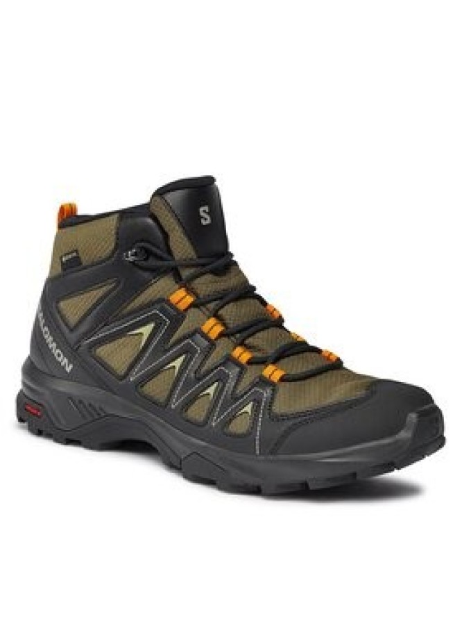 Salomon Trekkingi X Braze Mid GORE-TEX L47181000 Zielony