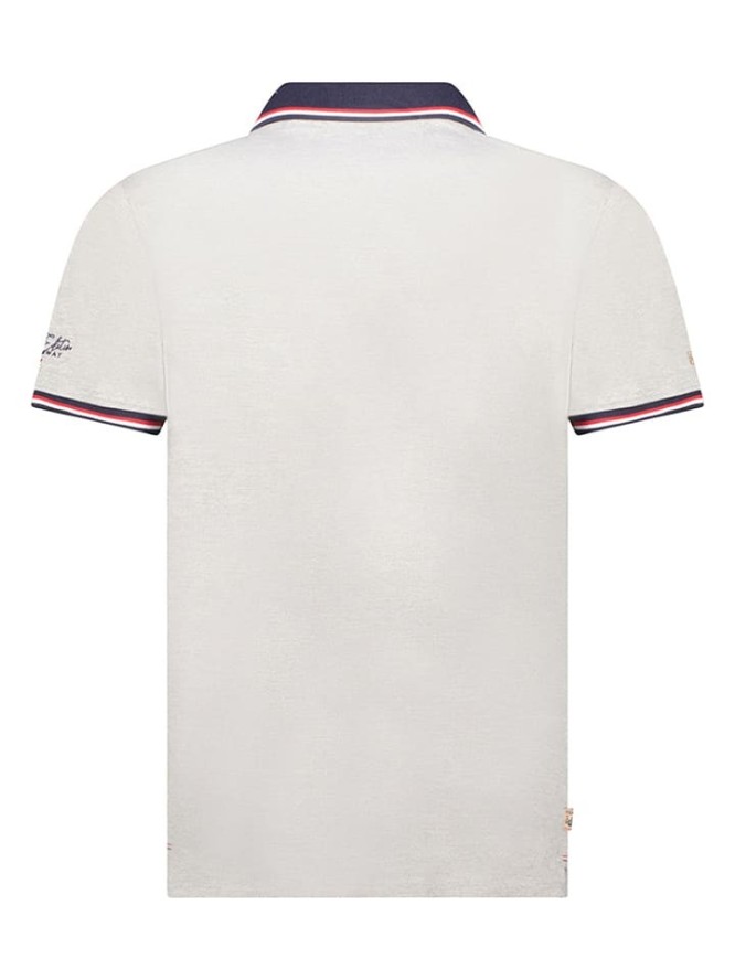 Geographical Norway Koszulka polo "Kerato" w kolorze białym rozmiar: M