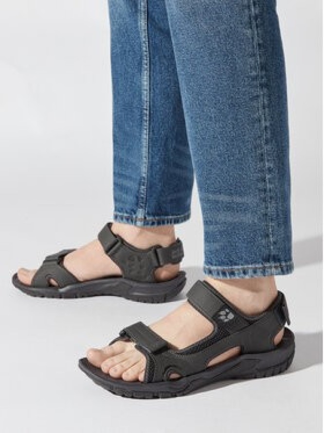 Jack Wolfskin Sandały Lakewood Cruise Sandal M 409011 Szary