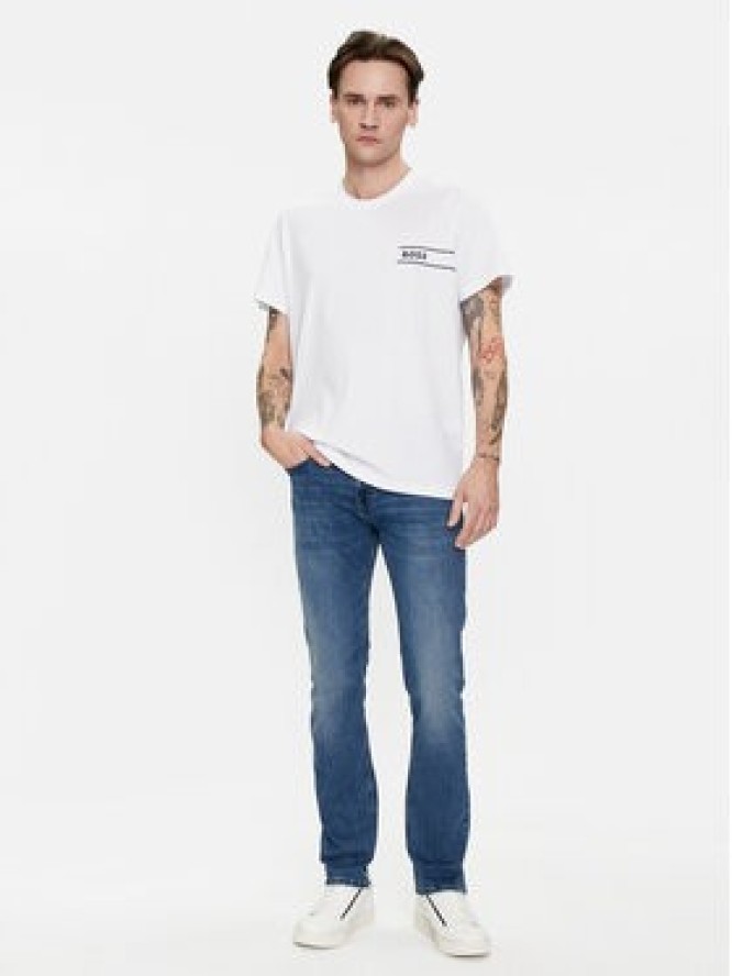 Boss T-Shirt 50514914 Biały Regular Fit