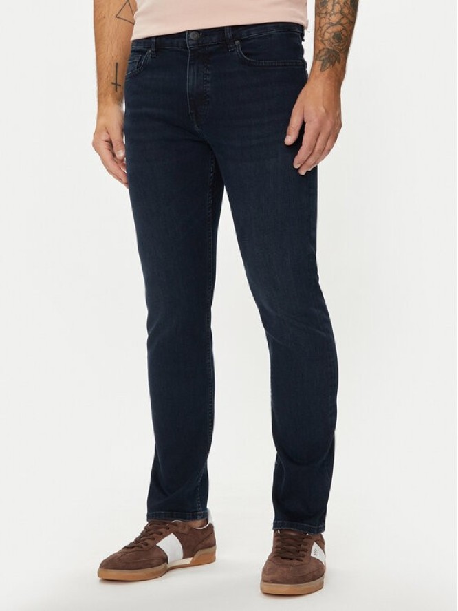 Boss Jeansy Delaware 50524087 Granatowy Slim Fit