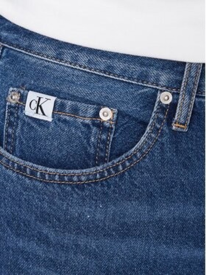 Calvin Klein Jeans Jeansy J30J323353 Granatowy Slim Fit