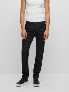 Hugo Jeansy 50481814 Czarny Slim Fit