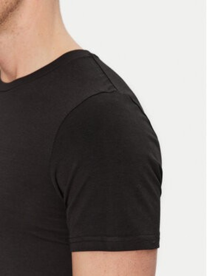 Resteröds Komplet 2 t-shirtów 27040 2 Czarny Slim Fit