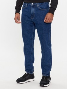 Calvin Klein Jeans Jeansy J30J324561 Granatowy Tapered Fit