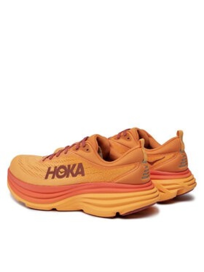 Hoka Buty do biegania Bondi 8 1123202 Pomarańczowy