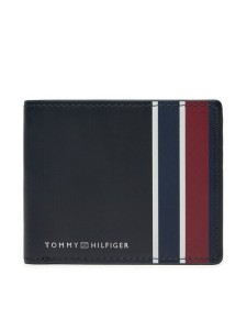 Tommy Hilfiger Mały Portfel Męski Th Corp Mini Cc AM0AM12779 Granatowy