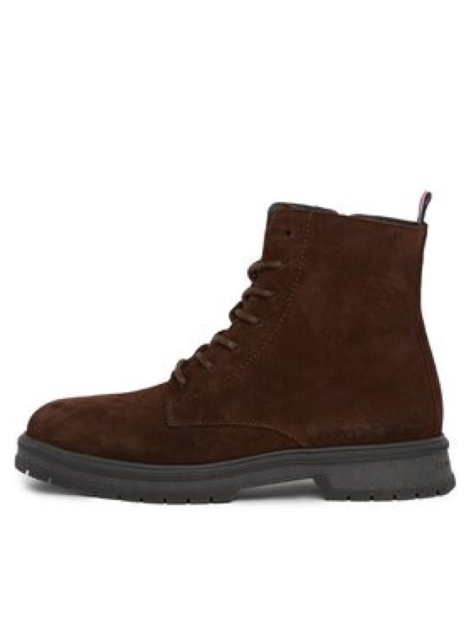 Tommy Hilfiger Trzewiki Hilfiger Core Suede Boot FM0FM04674 Brązowy