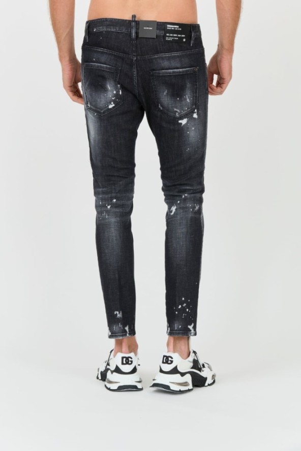 DSQUARED2 Czarne jeansy Skater Jean