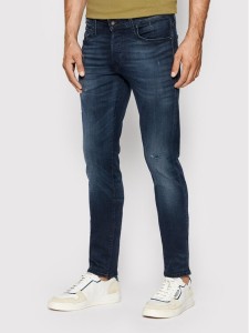 Jack&Jones Jeansy Glenn 12193402 Granatowy Slim Fit